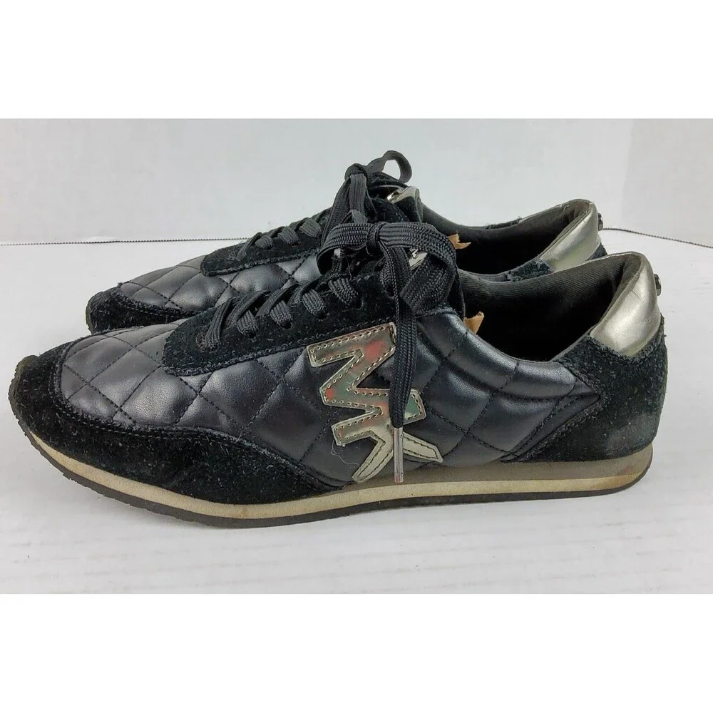 Michael Kors MK Women’s Quilted Leather Suede Sneakers Size 9M